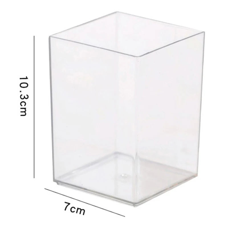 Clear Acrylic Pen Pot – Perfect for Pens, Bookmarks, and More