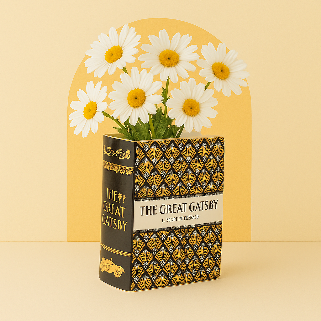 Decorative Ceramic Book Vases – Great Gatsby & Jane Austen