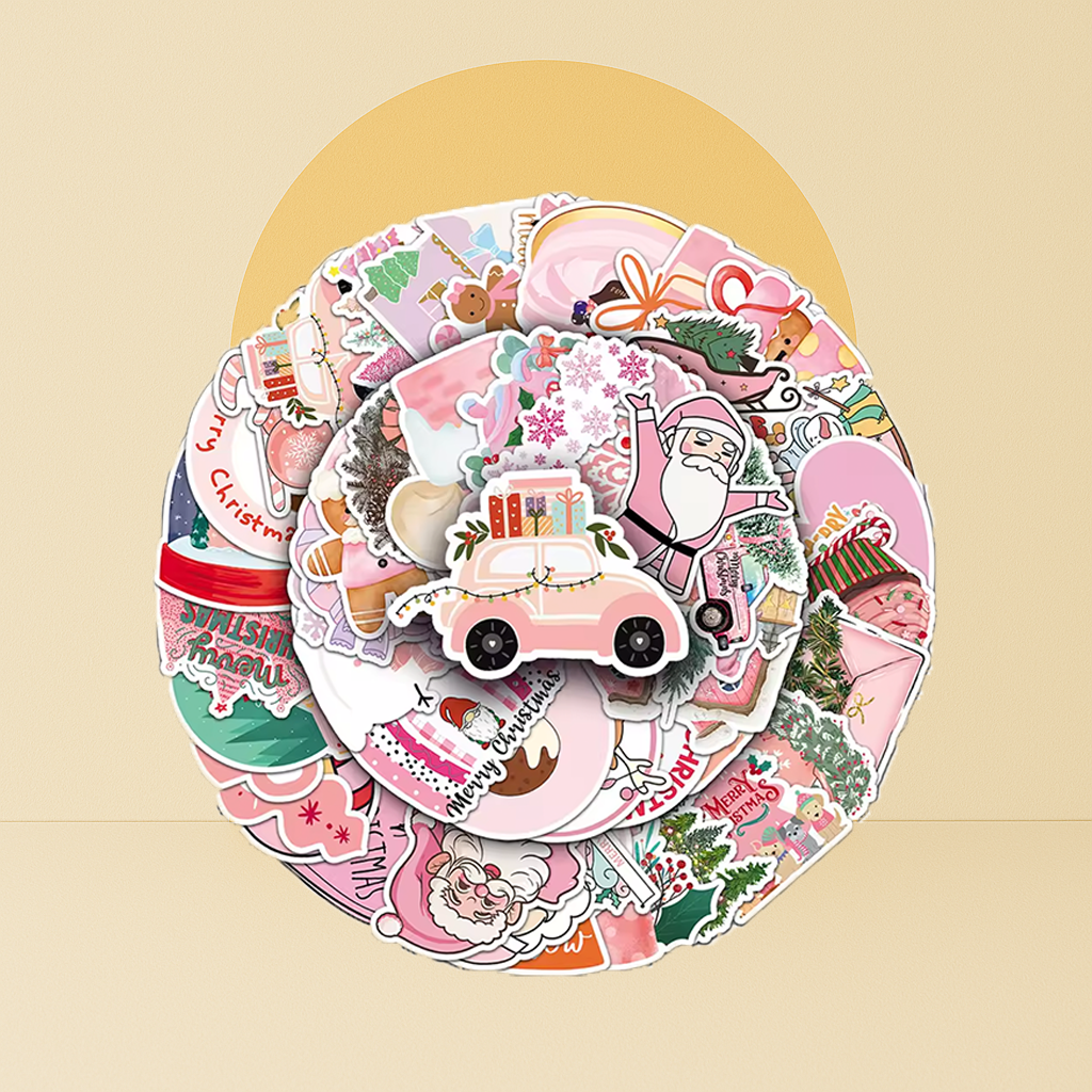 Christmas Stickers for Kindle & more! - 10, 30 or 50 Pieces.