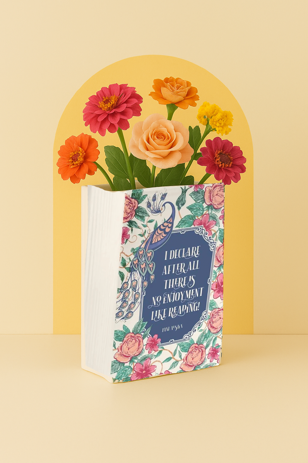 Decorative Ceramic Book Vases – Great Gatsby & Jane Austen